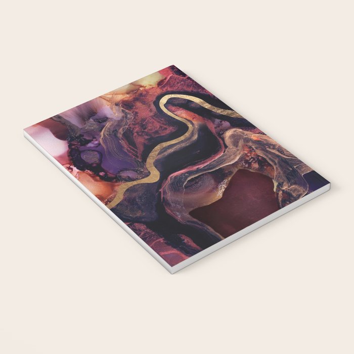 Golden River Abstract Notebook Gallery Image 3