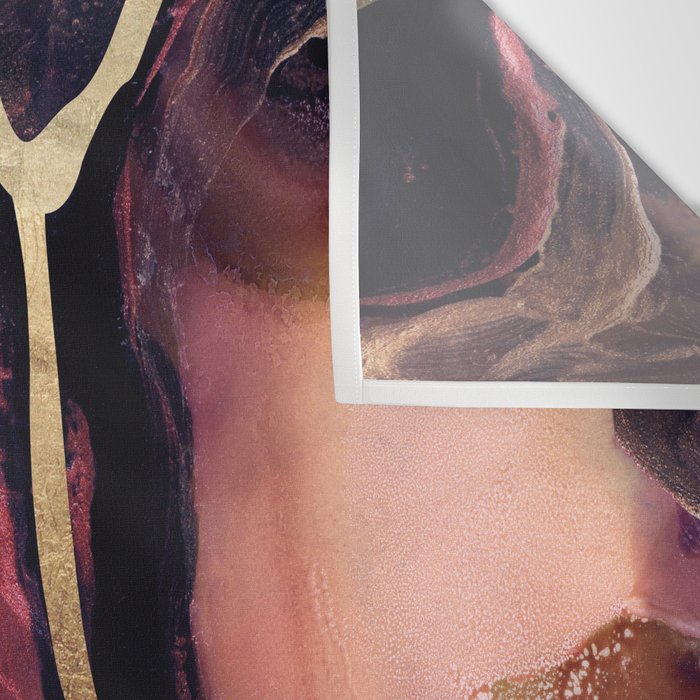 Golden River Abstract Wall Tapestry Gallery Image 3