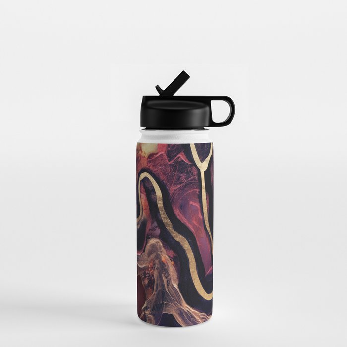 Golden River Abstract Water Bottle Gallery Image 1