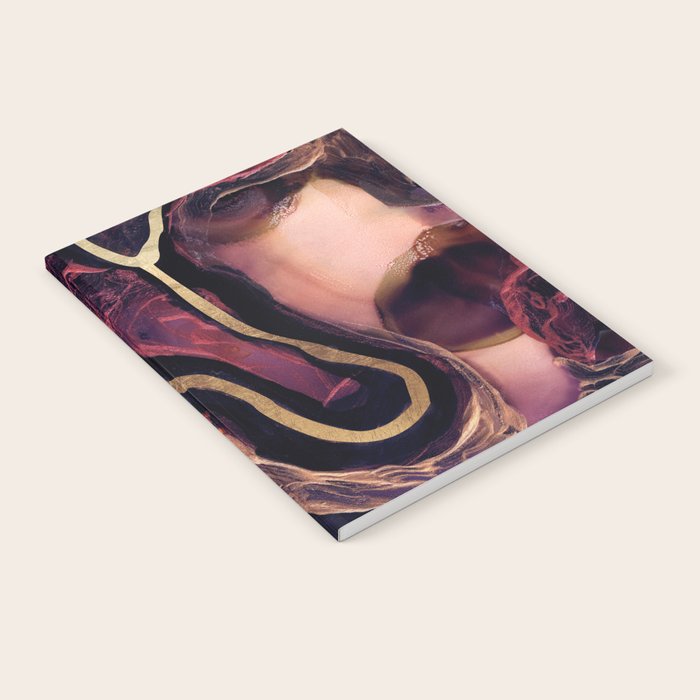 Golden River Abstract Notebook Gallery Image 1