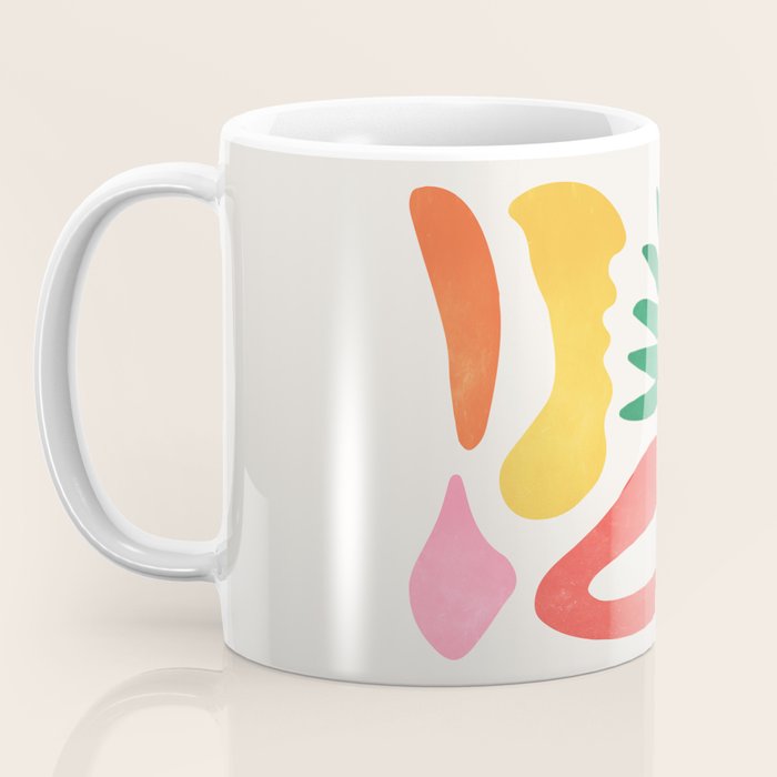 Collage I: Matisse Color Series | Mid-Century Edition Coffee Mug Gallery Image 3