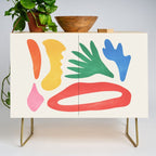 Collage I: Matisse Color Series | Mid-Century Edition Credenza Gallery Image 1