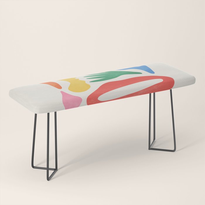 Collage I: Matisse Color Series | Mid-Century Edition Bench Gallery Image 1