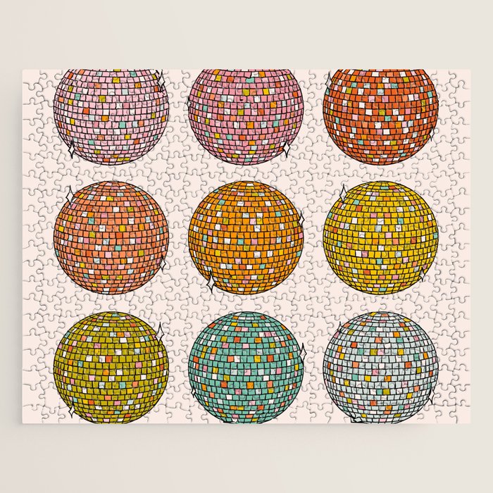 Rainbow Disco Balls Jigsaw Puzzle Gallery Image 1