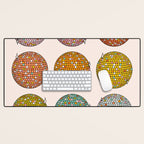 Rainbow Disco Balls Desk Mat Gallery Image 1