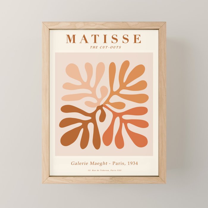 Exhibition poster Henri Matisse-Galerie Maeght-Paris 1934. Mini Art Print Gallery Image 1