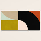 think big 4 shapes geometric Desk Mat Gallery Image 3
