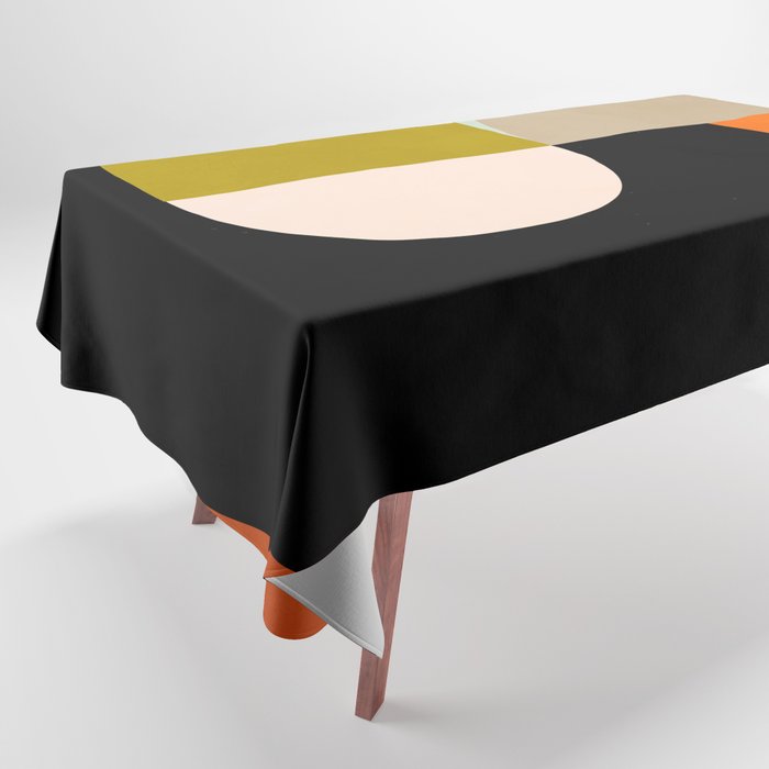 think big 4 shapes geometric Tablecloth Gallery Image 1