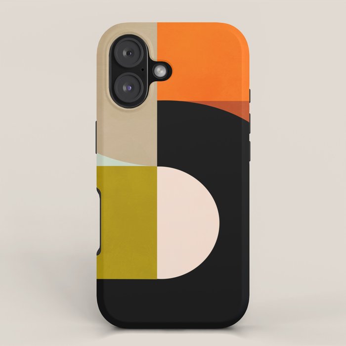 think big 4 shapes geometric iPhone Case Gallery Image 1