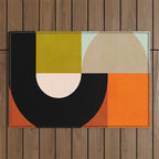 think big 4 shapes geometric Outdoor Rug Gallery Image 1