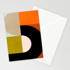 think big 4 shapes geometric Stationery Card Gallery Image 2