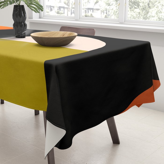 think big 4 shapes geometric Tablecloth Gallery Image 3