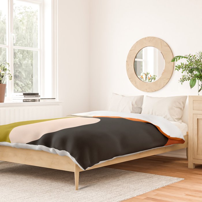 think big 4 shapes geometric Duvet Cover Gallery Image 2