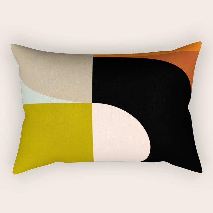 think big 4 shapes geometric Rectangular Pillow Gallery Image 1