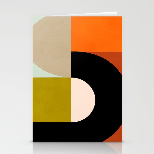 think big 4 shapes geometric Stationery Card Gallery Image 1