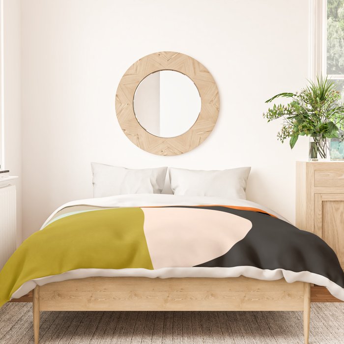 think big 4 shapes geometric Duvet Cover Gallery Image 3