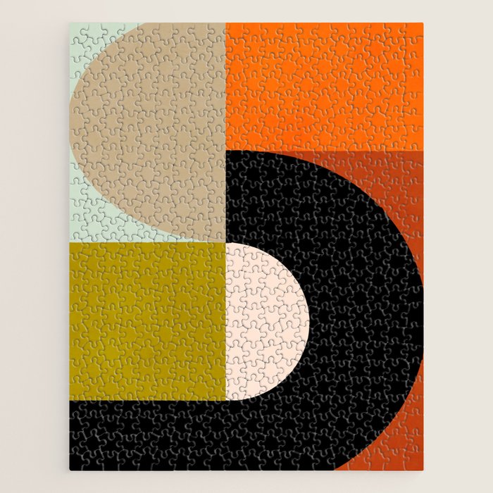 think big 4 shapes geometric Jigsaw Puzzle Gallery Image 1
