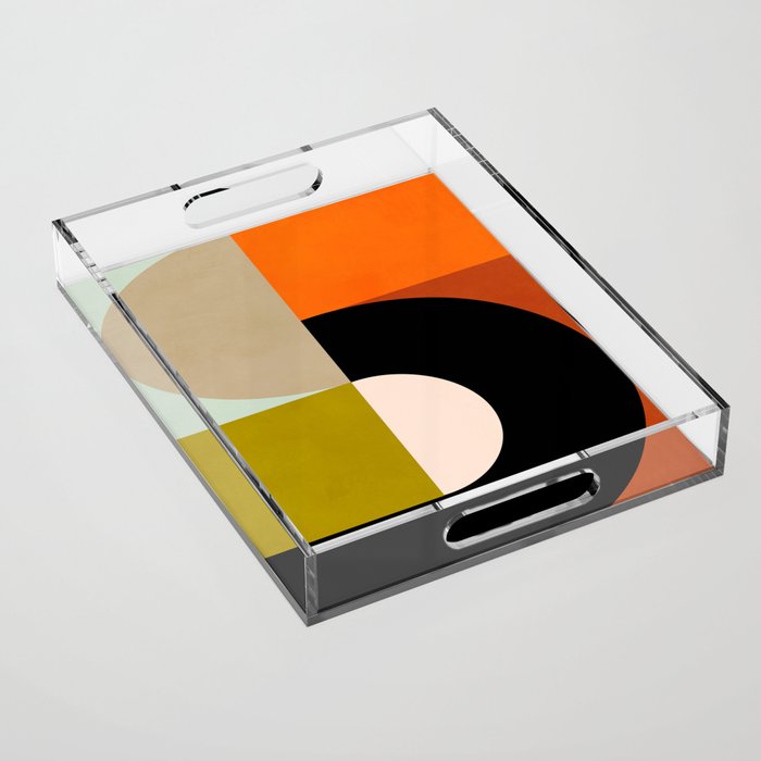 think big 4 shapes geometric Acrylic Tray Gallery Image 1