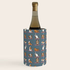 English Bulldog Yoga Wine Chiller Gallery Image 3