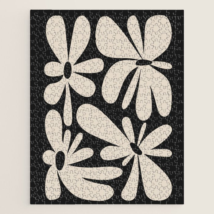 Bloom: Black & White Matisse Edition Jigsaw Puzzle Gallery Image 1