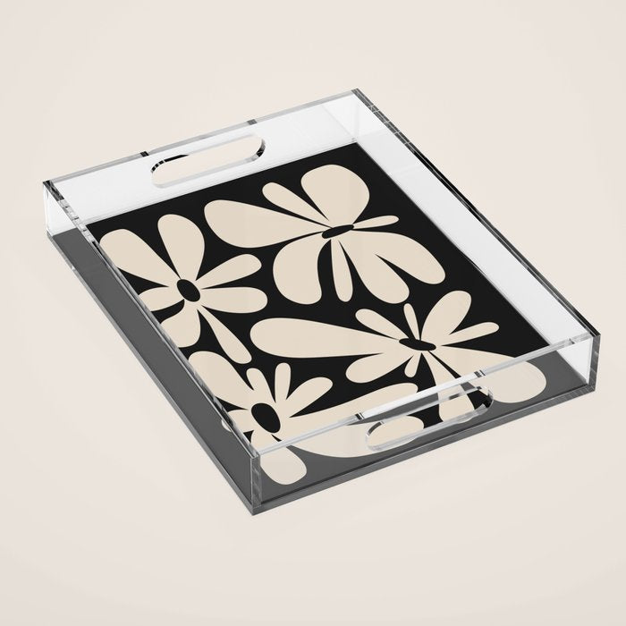 Bloom: Black & White Matisse Edition Acrylic Tray Gallery Image 1