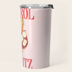 Aperol Spritz: Retro Classic Cocktail 01 Travel Mug Gallery Image 2