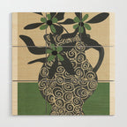 Modern Bloom 4 Wood Wall Art Gallery Image 1
