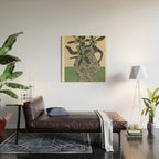 Modern Bloom 4 Wood Wall Art Gallery Image 2