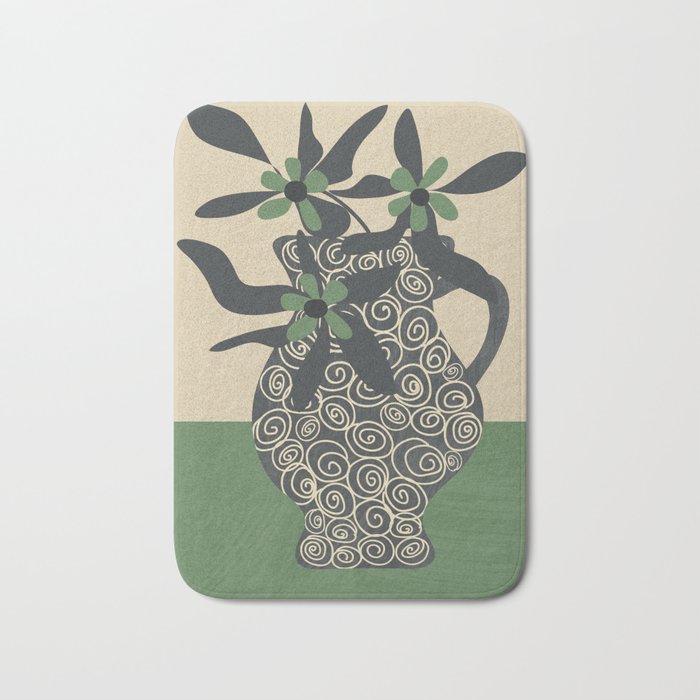 Modern Bloom 4 Bath Mat Gallery Image 1