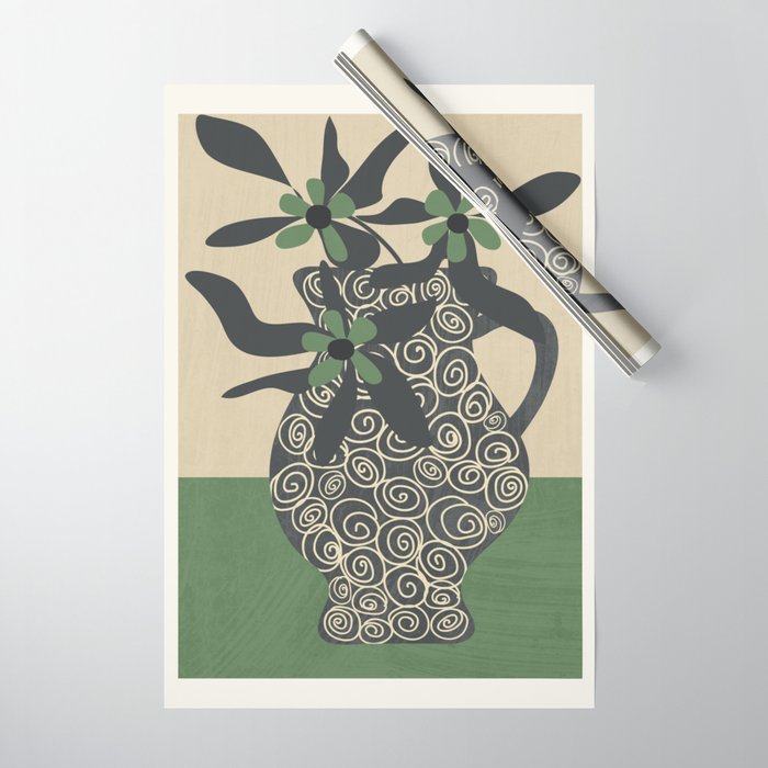 Modern Bloom 4 Wrapping Paper Gallery Image 1