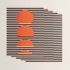 Abstraction_SUNSET_LINE_ART_Minimalism_001 Wrapping Paper Gallery Image 3