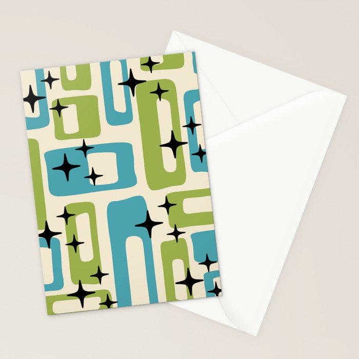 Mid Century Modern Stationery Card Gallery Image 2