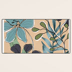 Elegant Botanical Line Art 4 Desk Mat Gallery Image 3