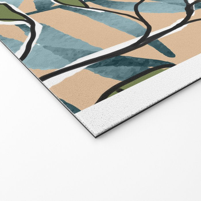 Elegant Botanical Line Art 4 Welcome Mat Gallery Image 2