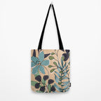 Elegant Botanical Line Art 4 Tote Bag Gallery Image 2
