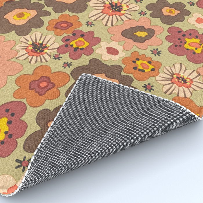 Scented petals II floral pattern Rug Gallery Image 4