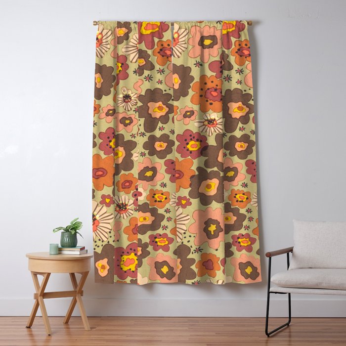 Scented petals II floral pattern Window Curtain Gallery Image 5