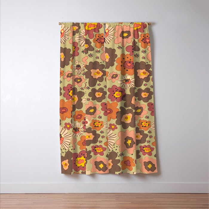 Scented petals II floral pattern Window Curtain Gallery Image 3