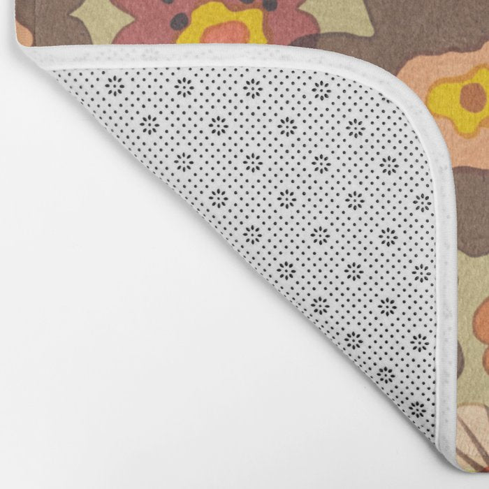 Scented petals II floral pattern Bath Mat Gallery Image 2