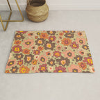 Scented petals II floral pattern Rug Gallery Image 1