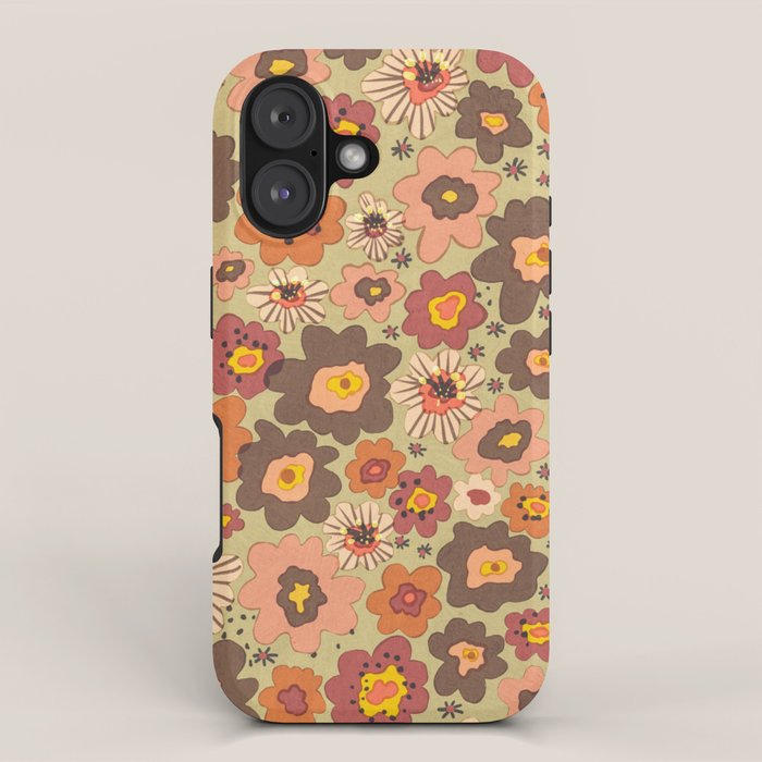 Scented petals II floral pattern iPhone Case Gallery Image 1