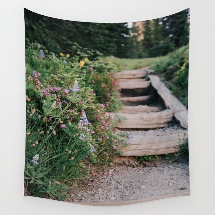 Wildflower Steps Wall Tapestry Gallery Image 1