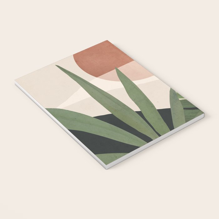 Abstract Art Tropical Leaves 45 Notebook Gallery Image 3