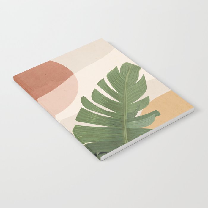 Abstract Art Tropical Leaves 45 Notebook Gallery Image 2