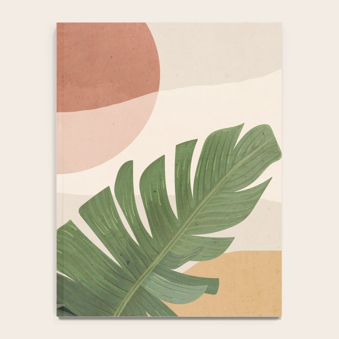 Abstract Art Tropical Leaves 45 Notebook Gallery Image 4