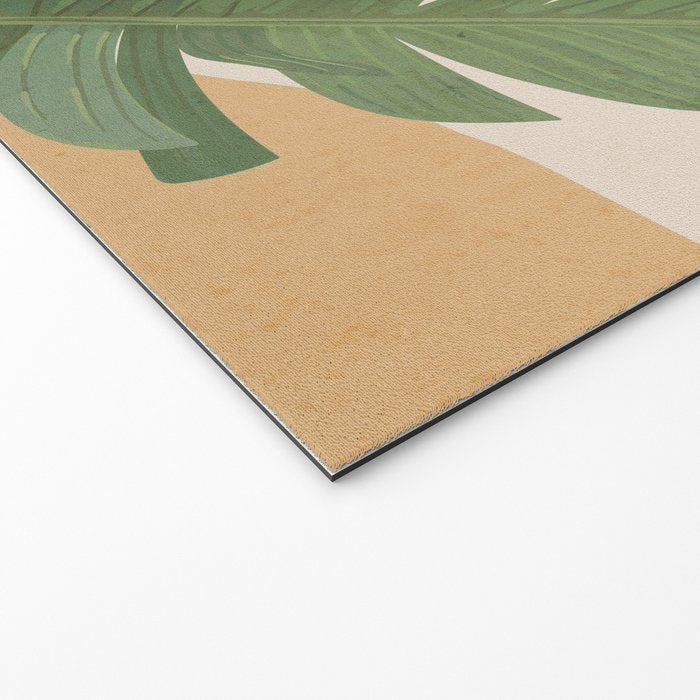 Abstract Art Tropical Leaves 45 Welcome Mat Gallery Image 2