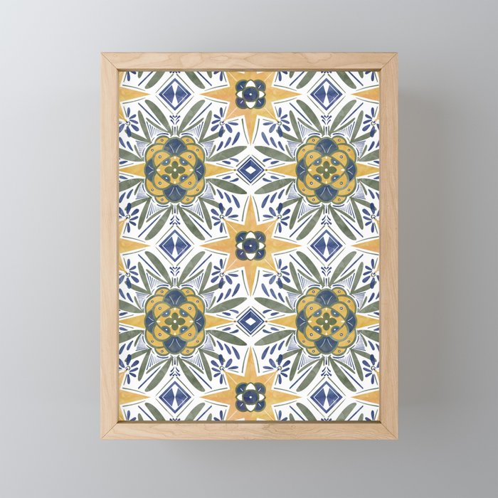 Modern fantasy tiles S Mini Art Print Gallery Image 1