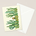 In my happy place - hedgehog meditating in cactus jungle Stationery Card Gallery Image 2