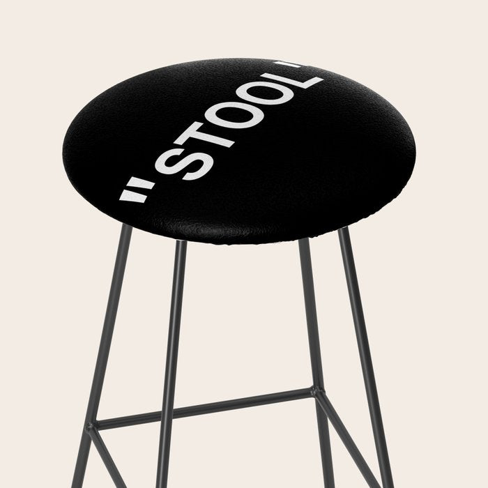 " Art " (Negative) Stool Gallery Image 2
