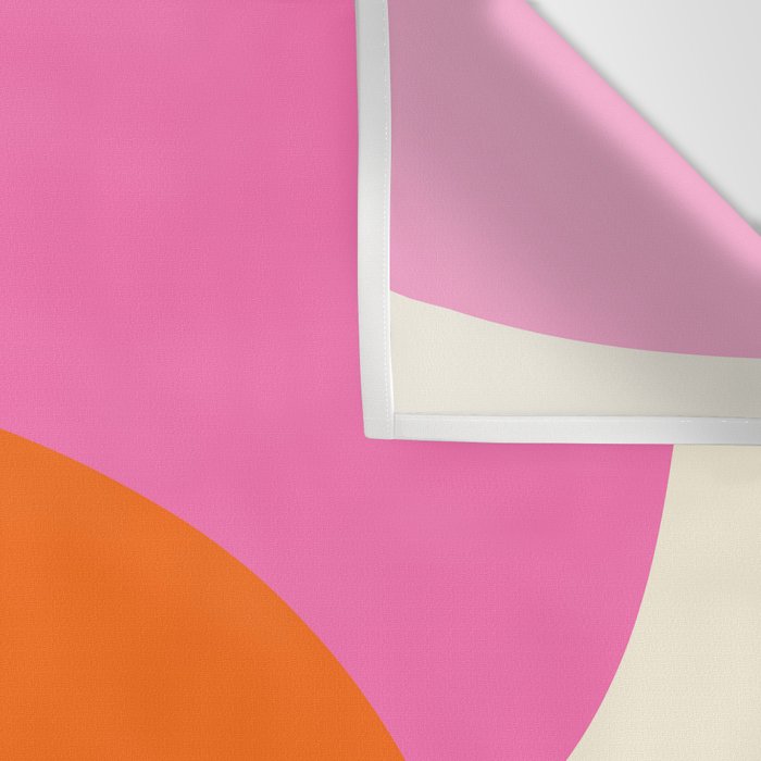 Colorful Balance Shapes, Abstract modern style Wall Tapestry Gallery Image 3